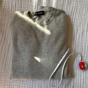 Women's Gray Cashmere Sweater